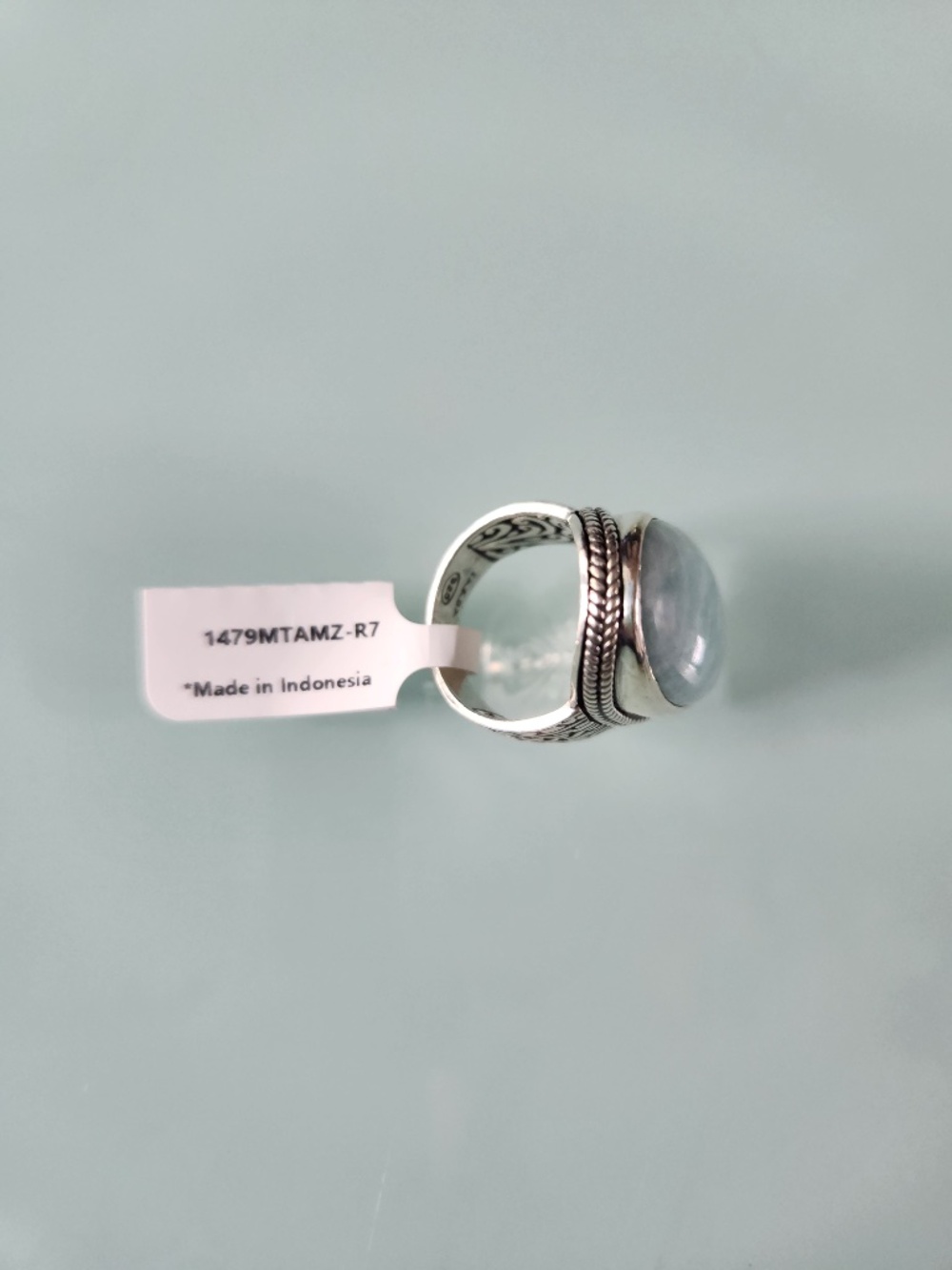 SARDA Silver Ring, Persist and Prevail Ring™ in Mint Amazonite, size 7 NWT - Picture 4 of 7